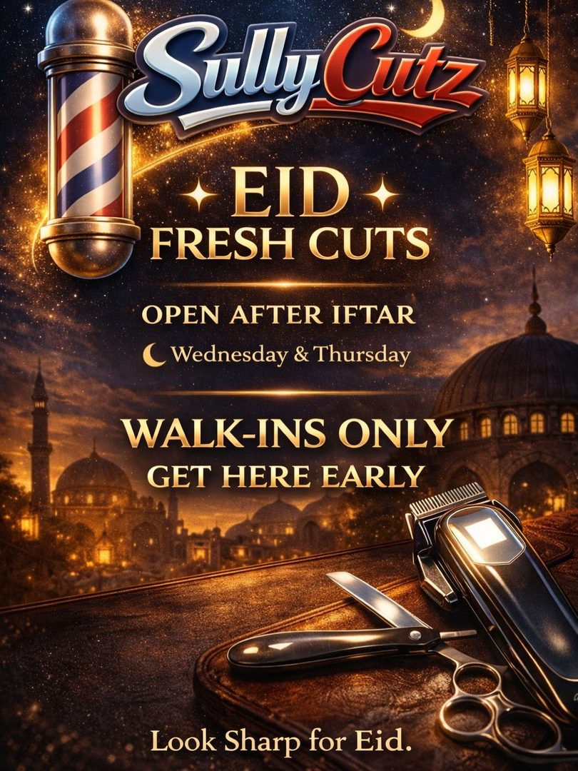 Sully Cutz Instagram post — Eid Mubarak announcement